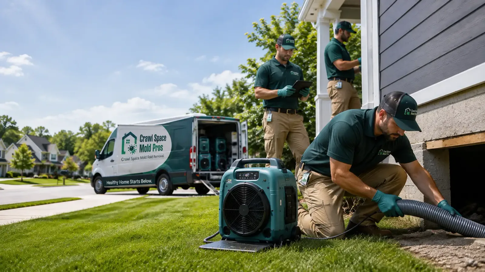 Crawl Space Mold Removal in Santa Maria, CA